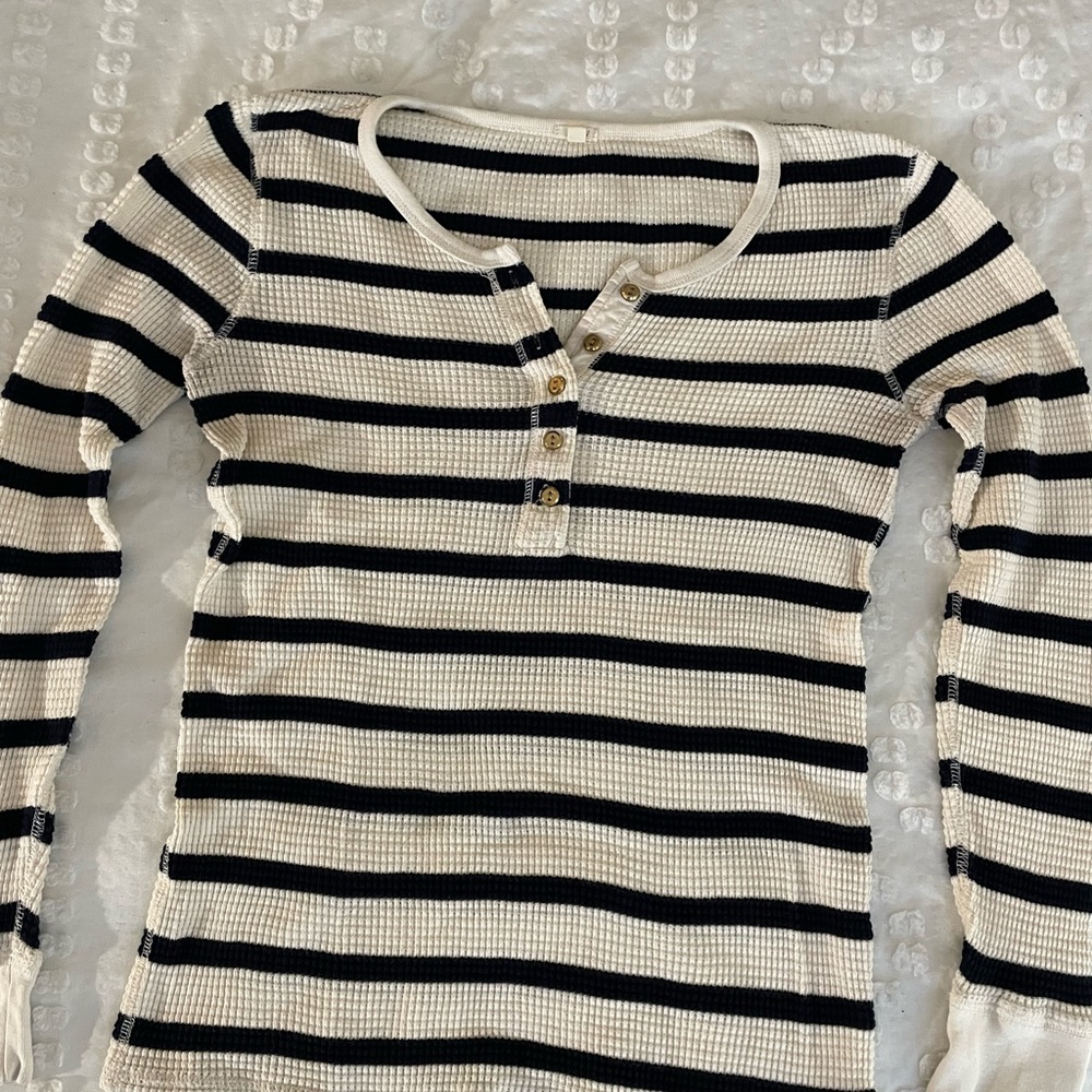 J. Crew long sleeve cotton thermal shirt. Size M.